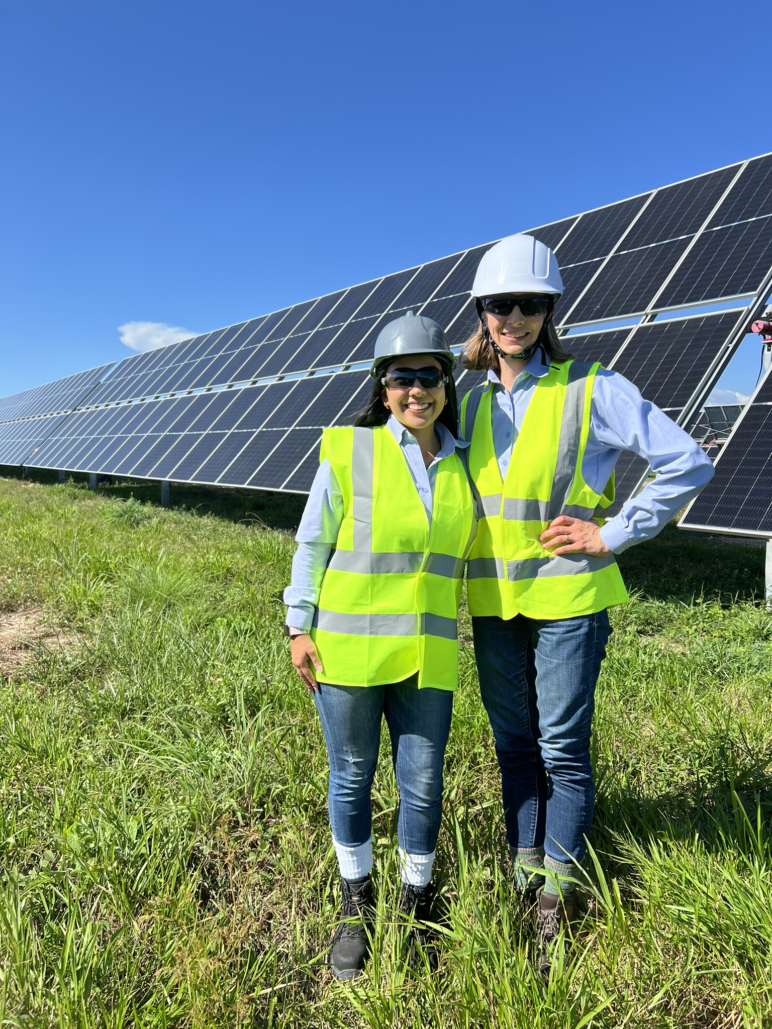 Inspección en granja solar